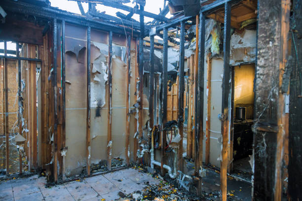 Professional Fire Board Up technician working in Lafayette Hill, PA